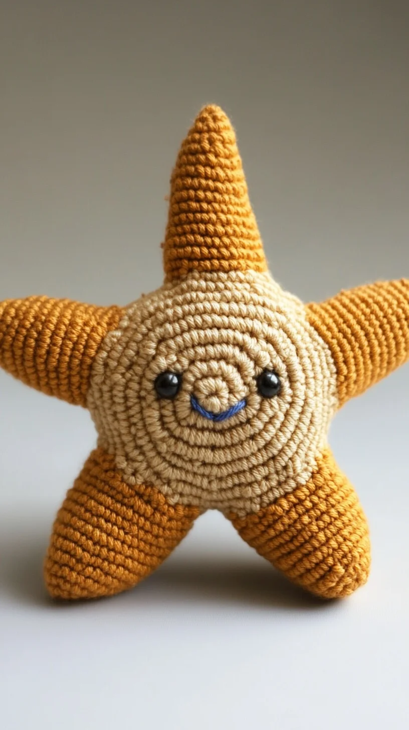 Adorable Knitted Star Plushie: A Whimsical Touch for Any Space