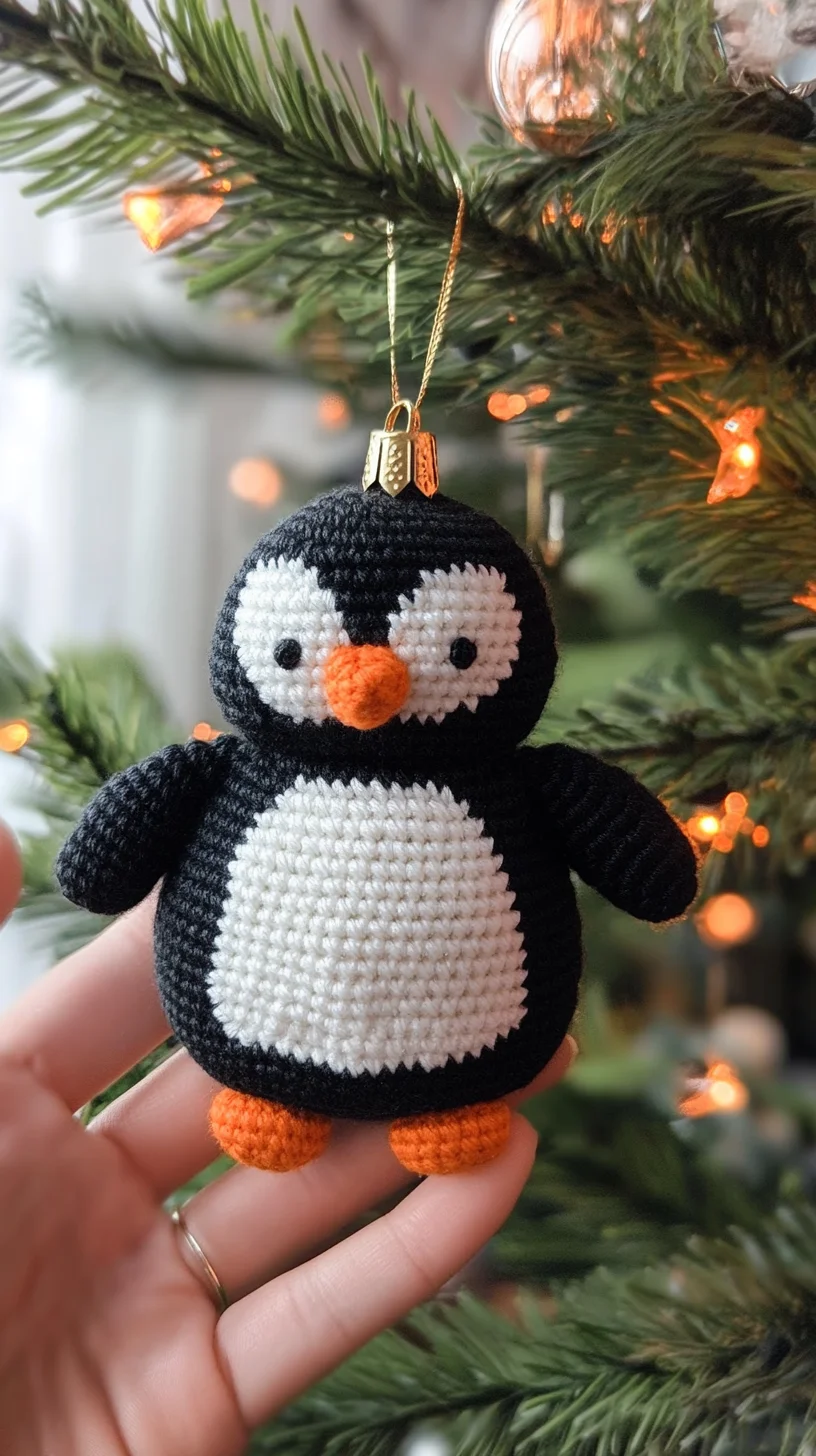 Adorable Penguin Ornament: A Charming Touch for Your Holiday Decor