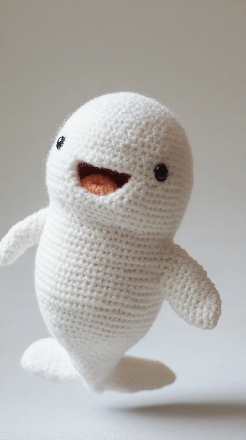 Adorable Whimsical Crochet Whale: Perfect for Cozy Home Décor!