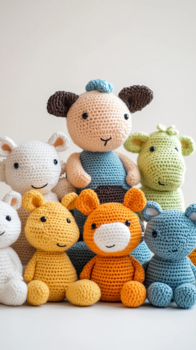 Adorably Charming Amigurumi Creatures to Brighten Any Space