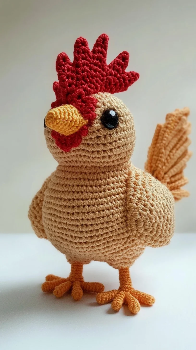 Charming Crochet Chicken: The Perfect Playful Addition to Your Home Decor
