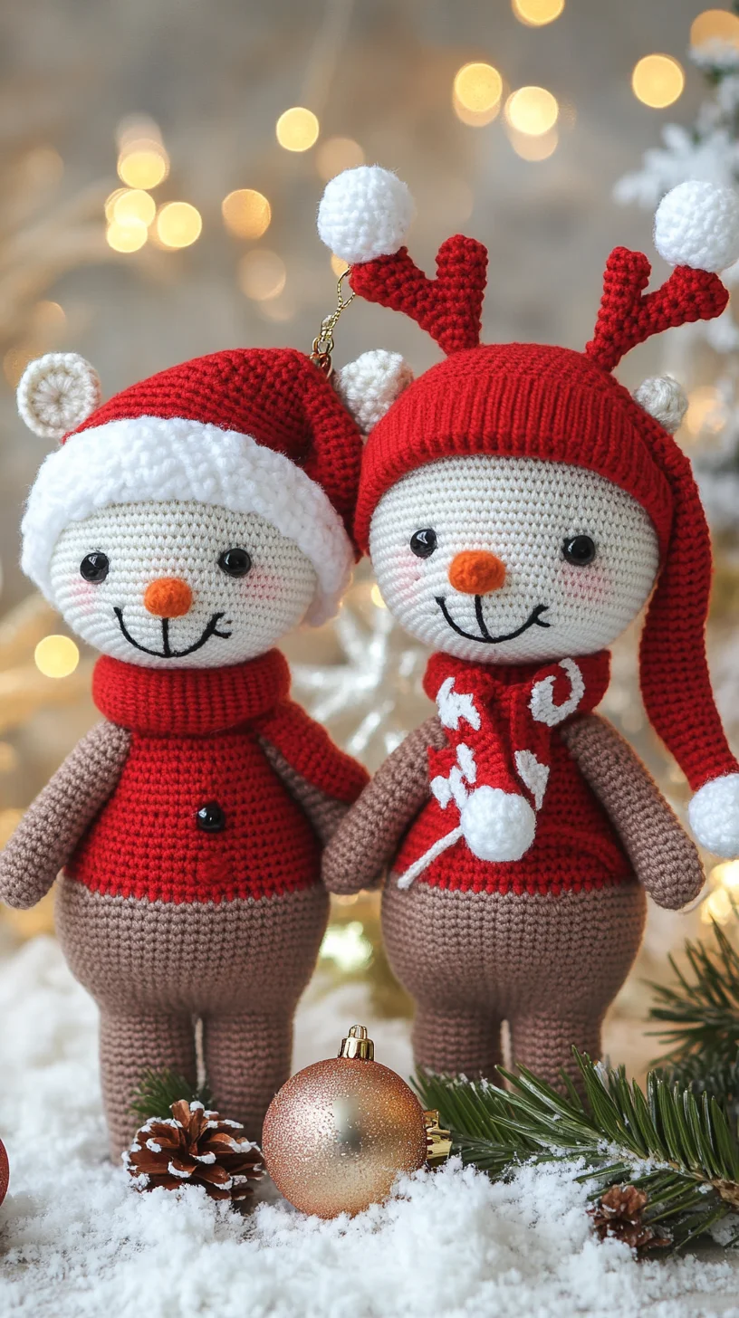 Charming Crochet Holiday Critters to Brighten Your Winter Decor