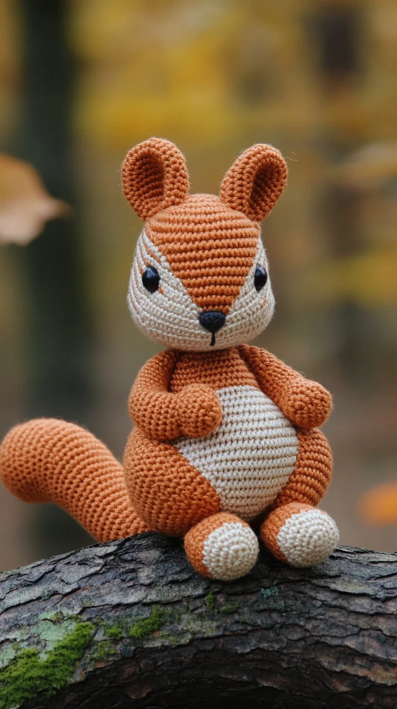 Charming Crochet Squirrel: A Whimsical Touch for Any Craft Lover