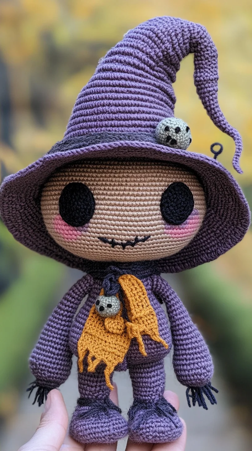 Charming Crochet Witch Doll: A Perfect Fall Crafting Companion