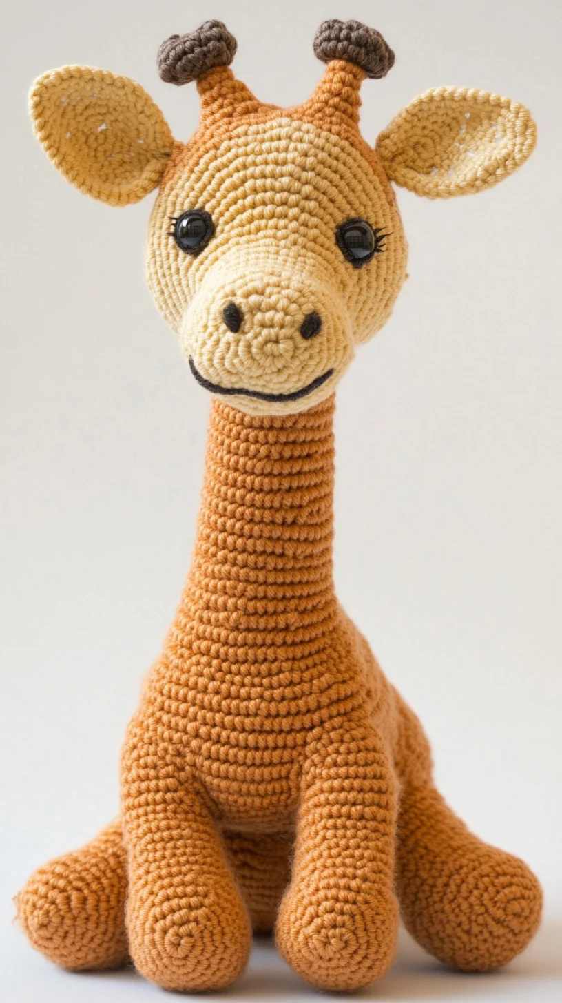 Cherish Playfulness with Adorable Crochet Giraffe Plushies!