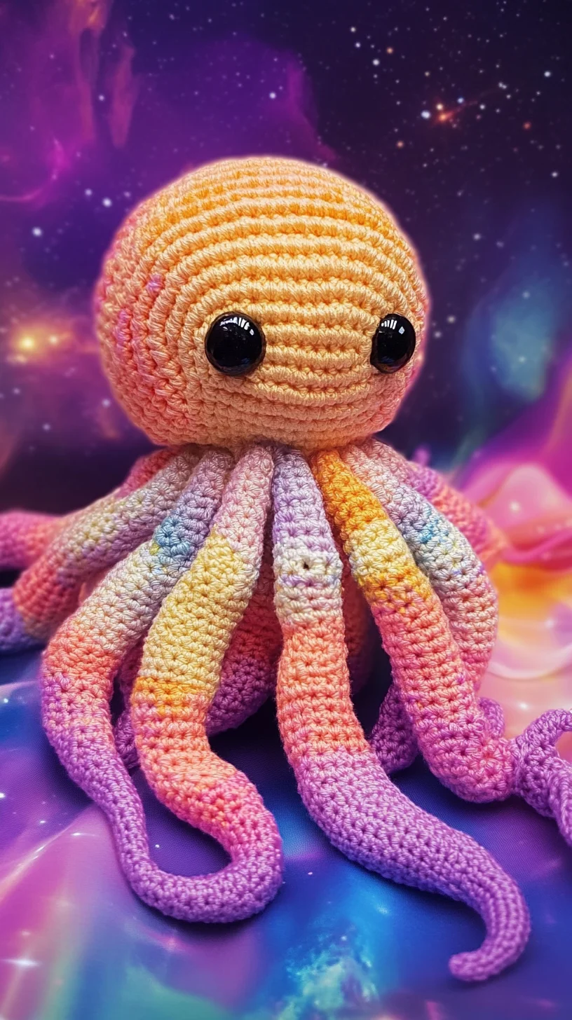 Colorful Crochet Octopus: A Whimsical Touch to Your Home Decor