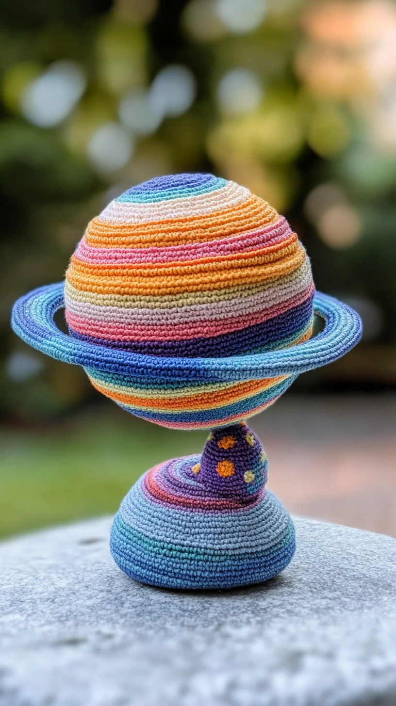 Cosmic Crochet: Create Your Own Colorful Planetary Décor!