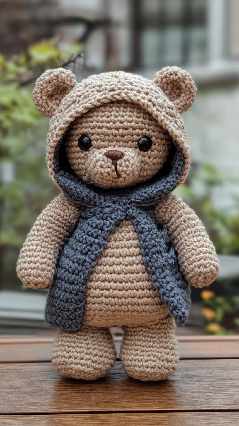 Cozy Crochet Bear: A Whimsical Touch to Your Home Decor
