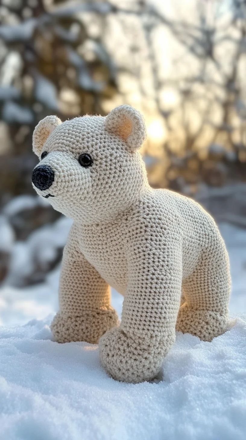 Cozy Crochet Bear: Adorable Winter Cuddle Companion