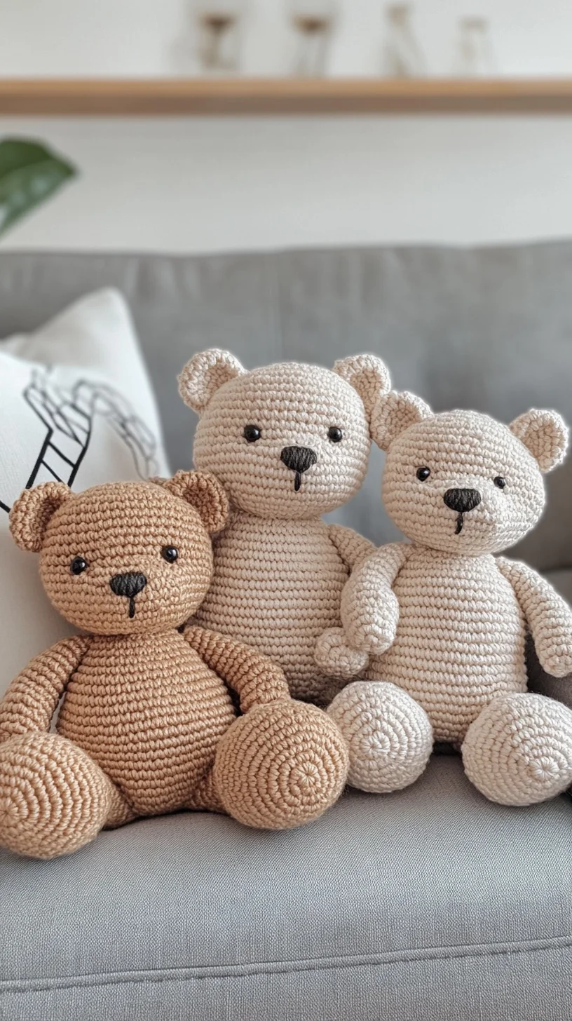 Cozy Crochet Bears: Adorable Keepsakes for Every Child’s Space