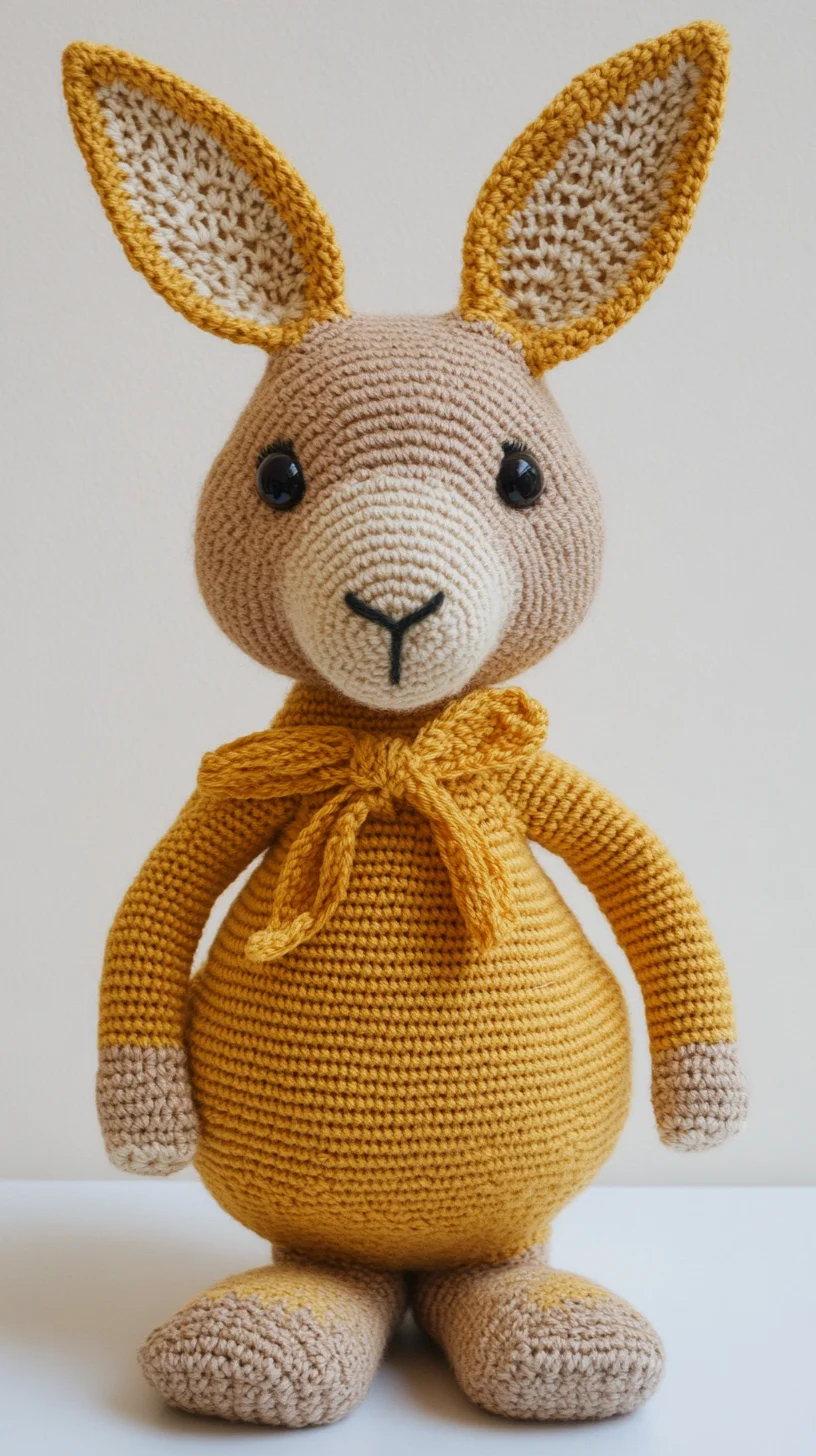 Cozy Crochet Companion: Adorable Bunny for Crafting Enthusiasts