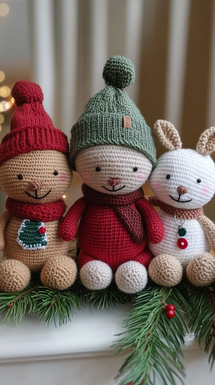 Cozy Crochet Companions: Adorable Holiday-Inspired Amigurumi Friends