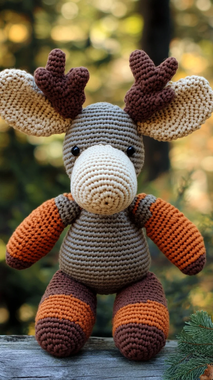Cozy Crochet Cuties: Craft Your Adorable Amigurumi Moose!