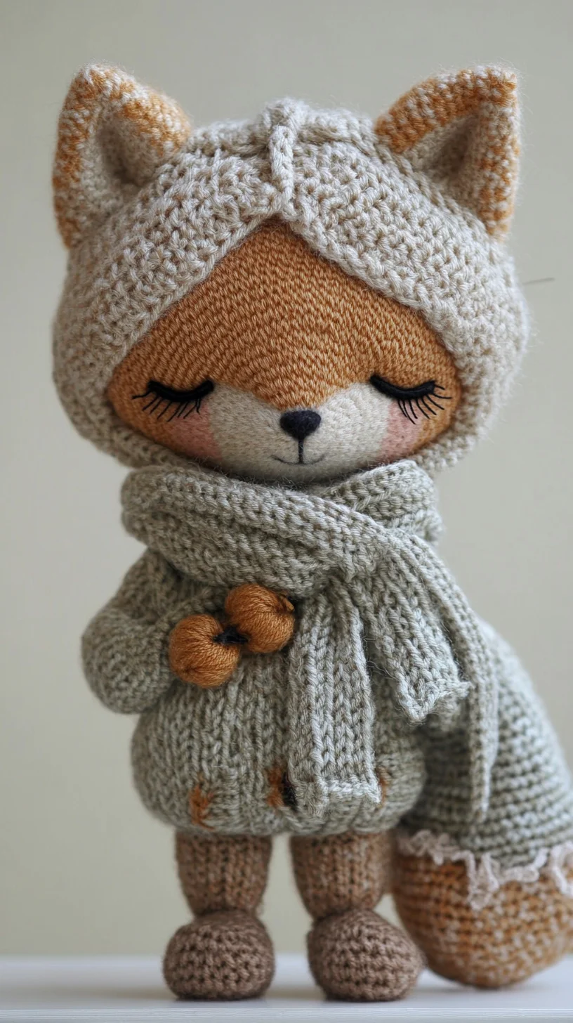 Cozy Crochet Fox Doll: The Perfect Handmade Hug for All Ages