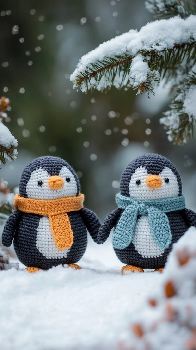 Cozy Crochet Penguins: Embrace Winter's Warmth with Handmade Charm!