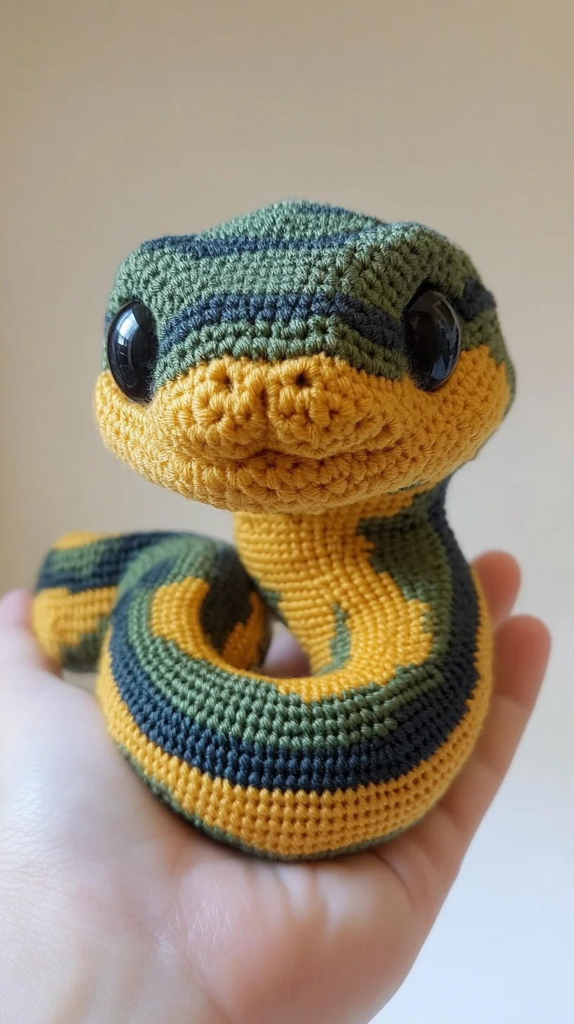 Cozy Up with a Crochet Snake: A Unique Twist for Amigurumi Lovers