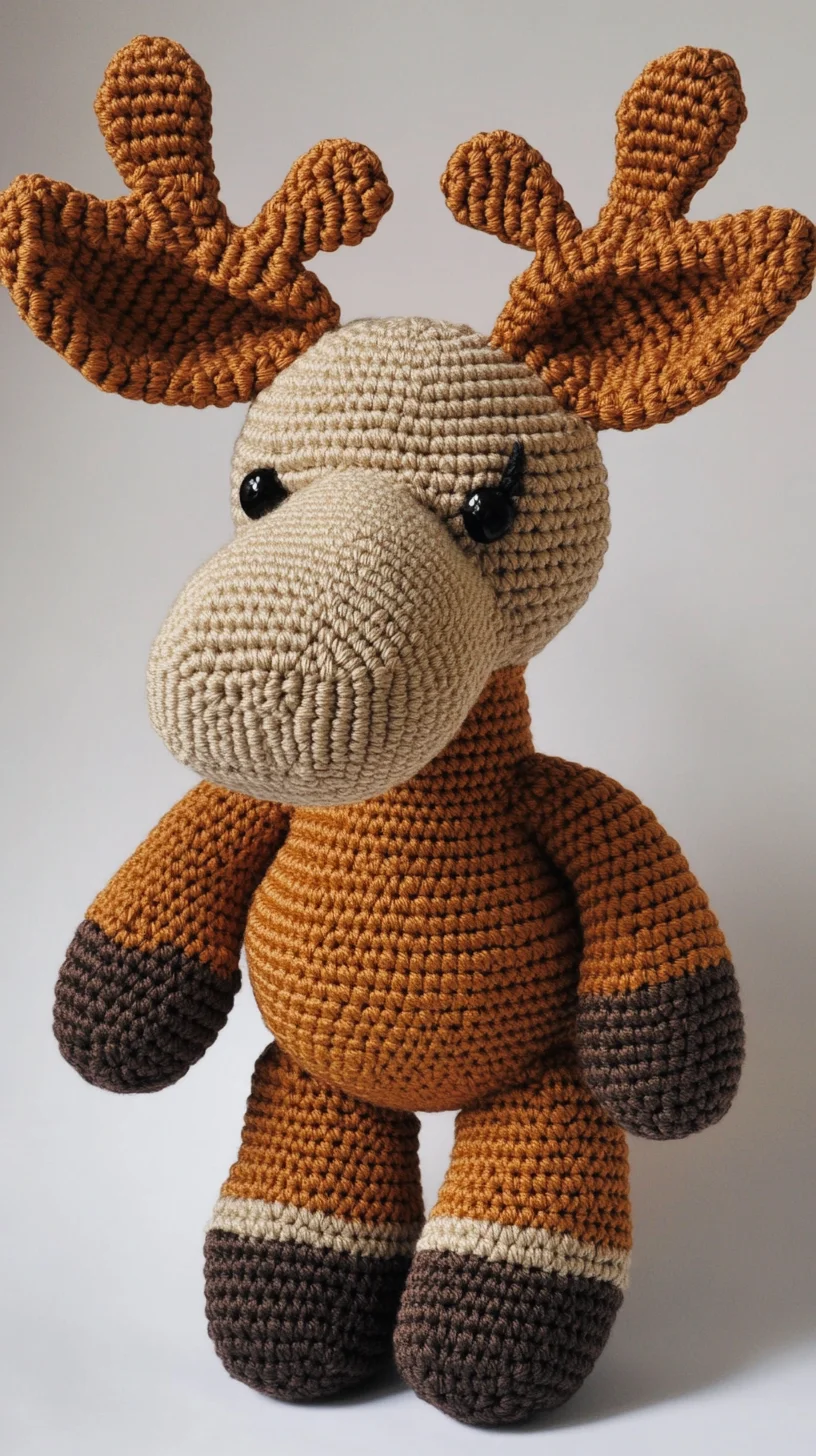 Cozy Up with This Adorable Crochet Reindeer: Perfect for All Occasions!