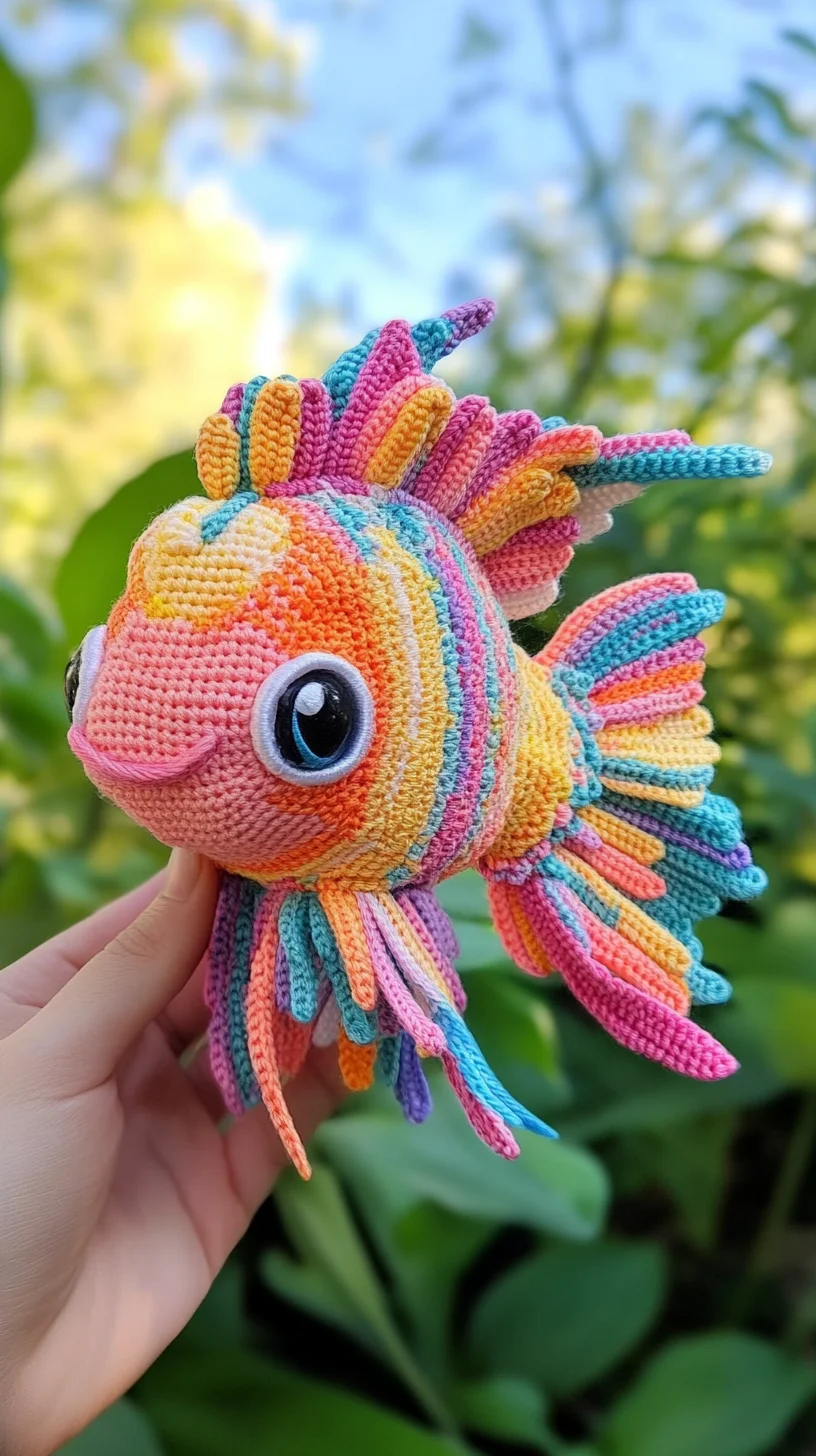 Craft a Colorful Crochet Creation: The Adorable Amigurumi Fish