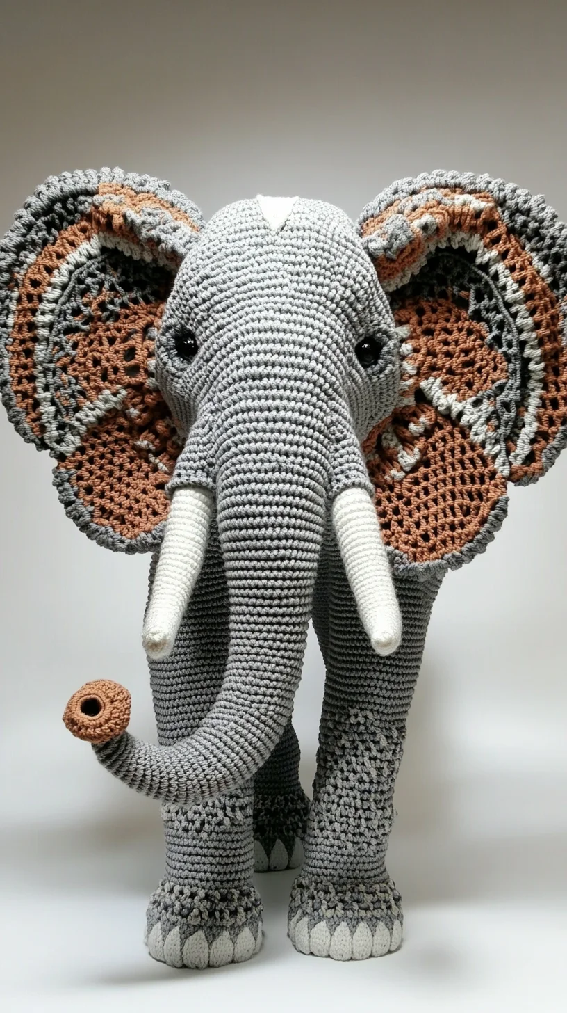 Craft a Cozy Companion: Adorable Crocheted Elephant Décor Ideas
