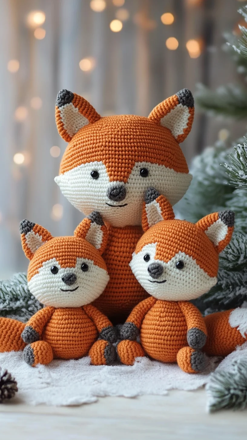 Crafting Cozy Companions: Adorable Amigurumi Foxes for Every Knitting Enthusiast