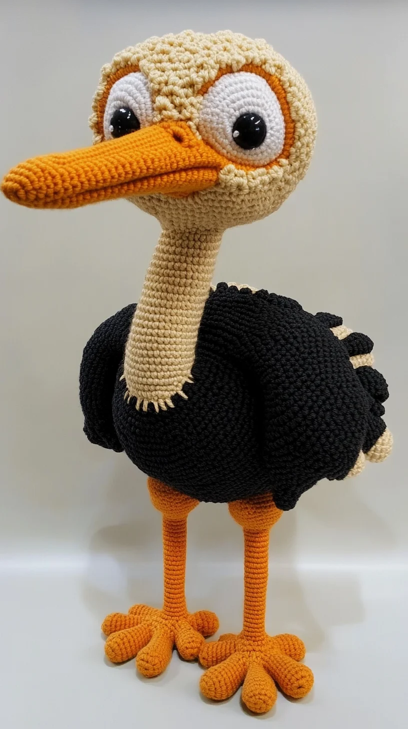 Create a Charming Crochet Ostrich: A Whimsical Crafting Adventure