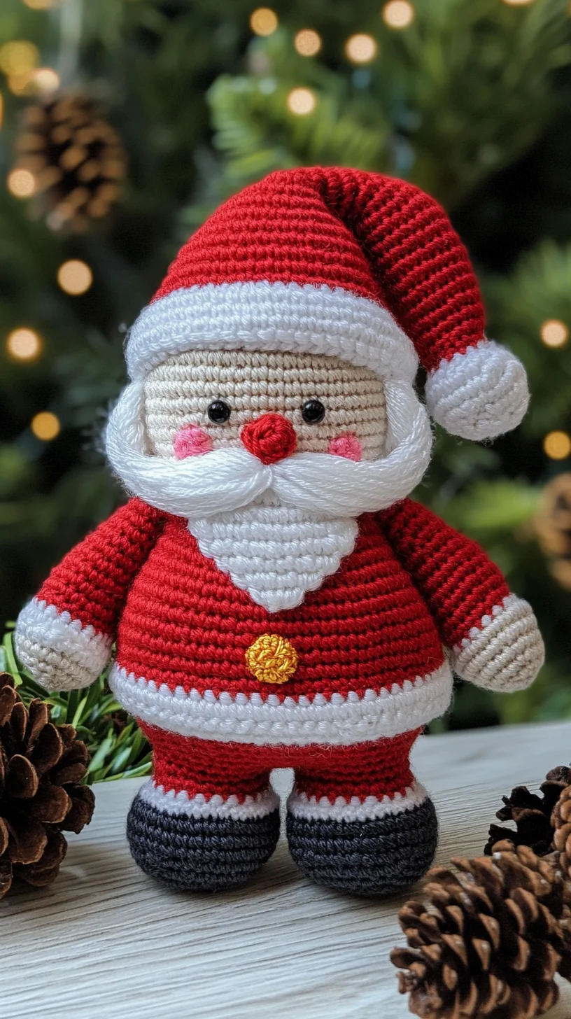 Create Your Own Charming Crochet Santa: Festive Joy for Your Holiday Decor