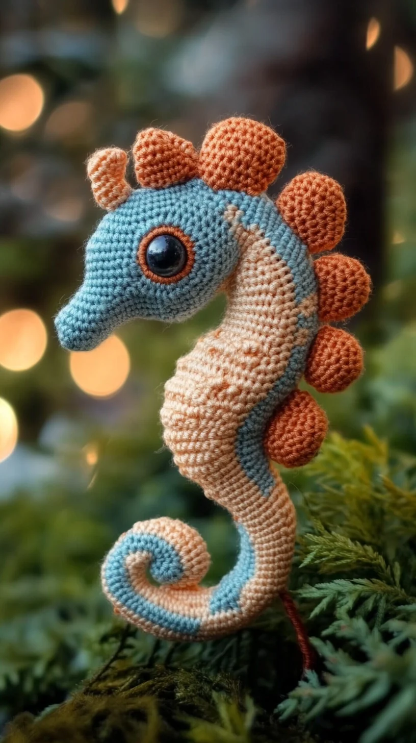 Crochet a Whimsical Seahorse: Perfect for Nautical Decor Lovers