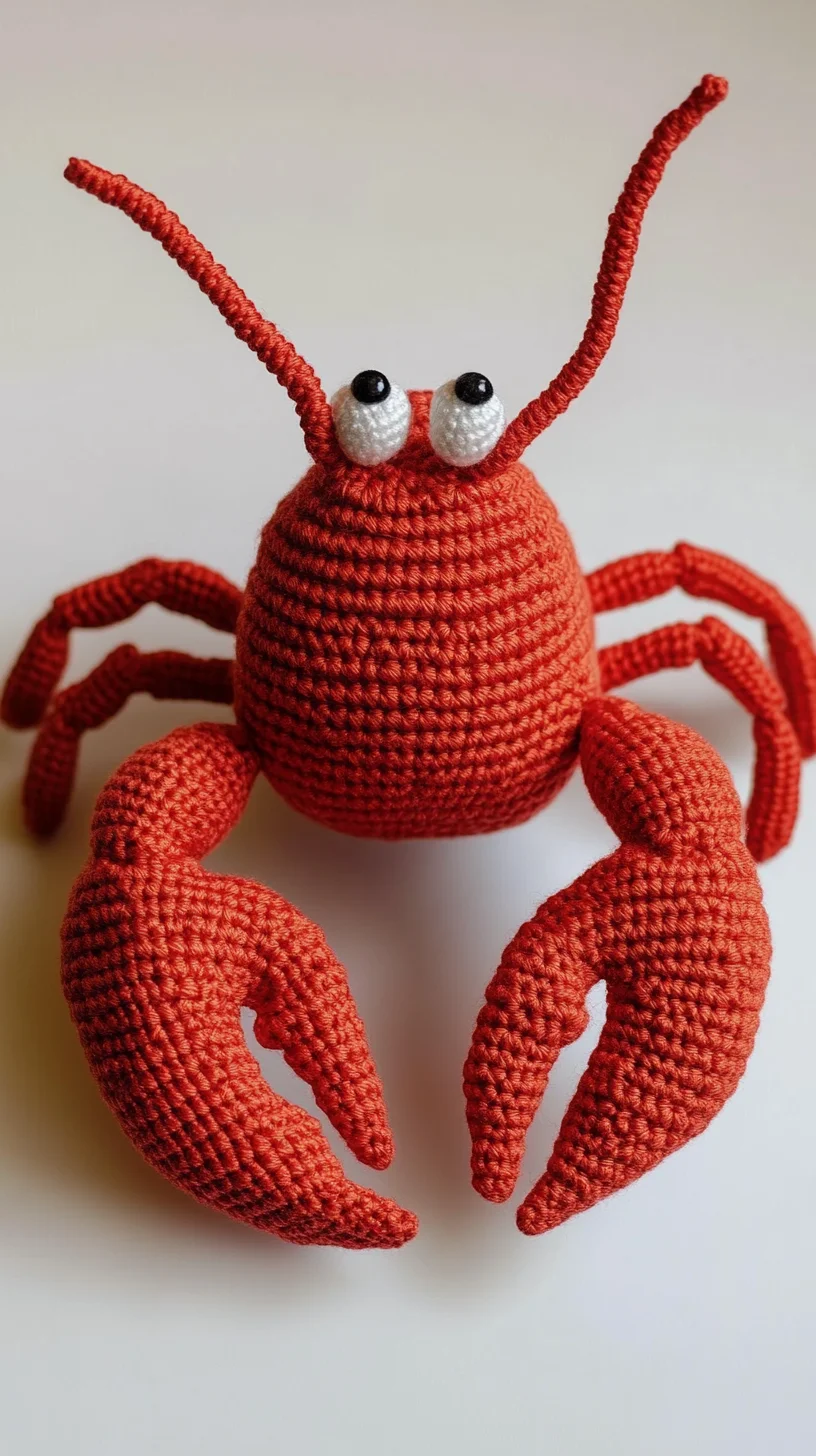 Crochet Crustacean Charm: Create Your Own Adorable Little Lobster!