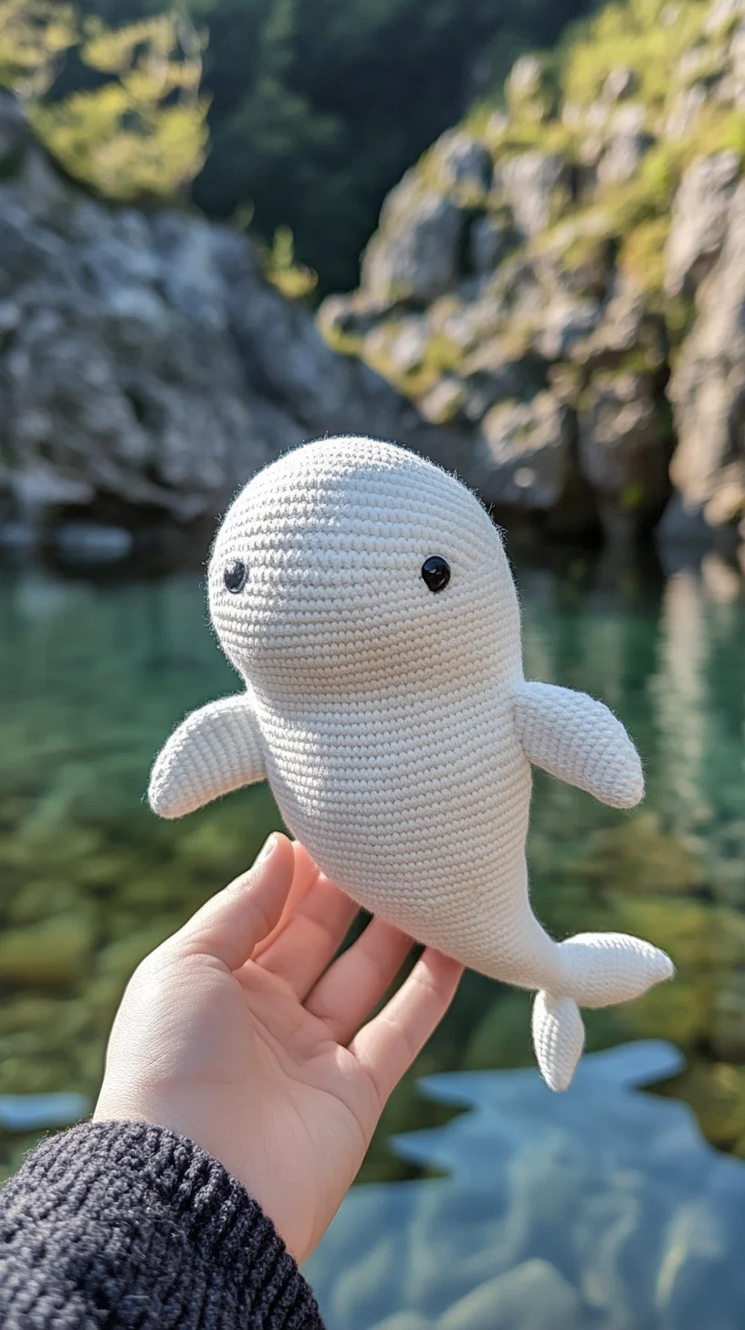 Crochet Cutie: Adorable Beluga Whale Plush for Every Skill Level