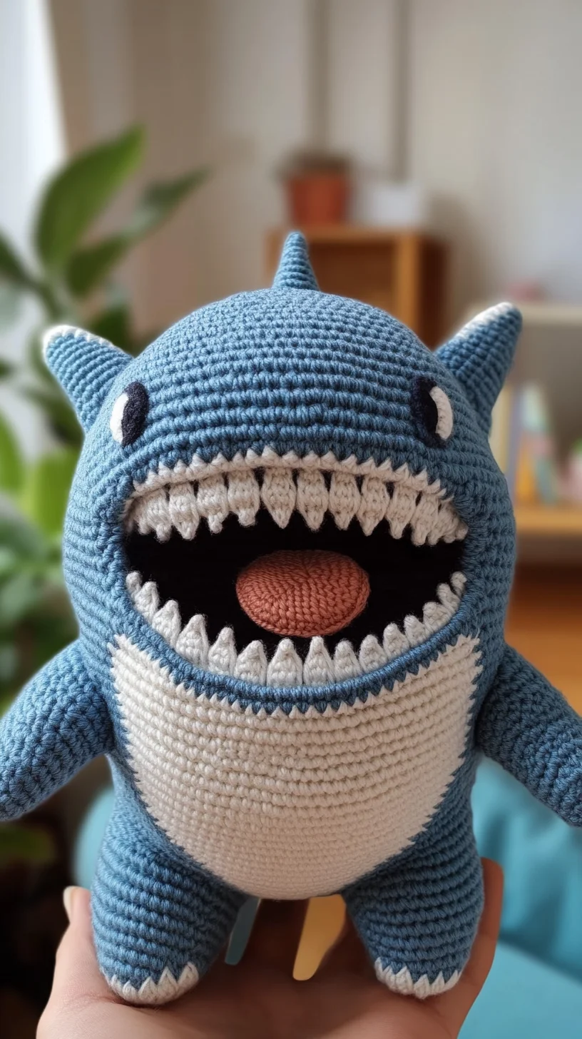 Crochet Cutie: Create Your Own Adorable Shark Plushie for Any Skill Level!