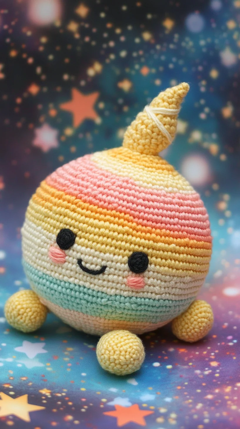 Crochet Delight: Charming Amigurumi Starry-Tail Plush for All Ages