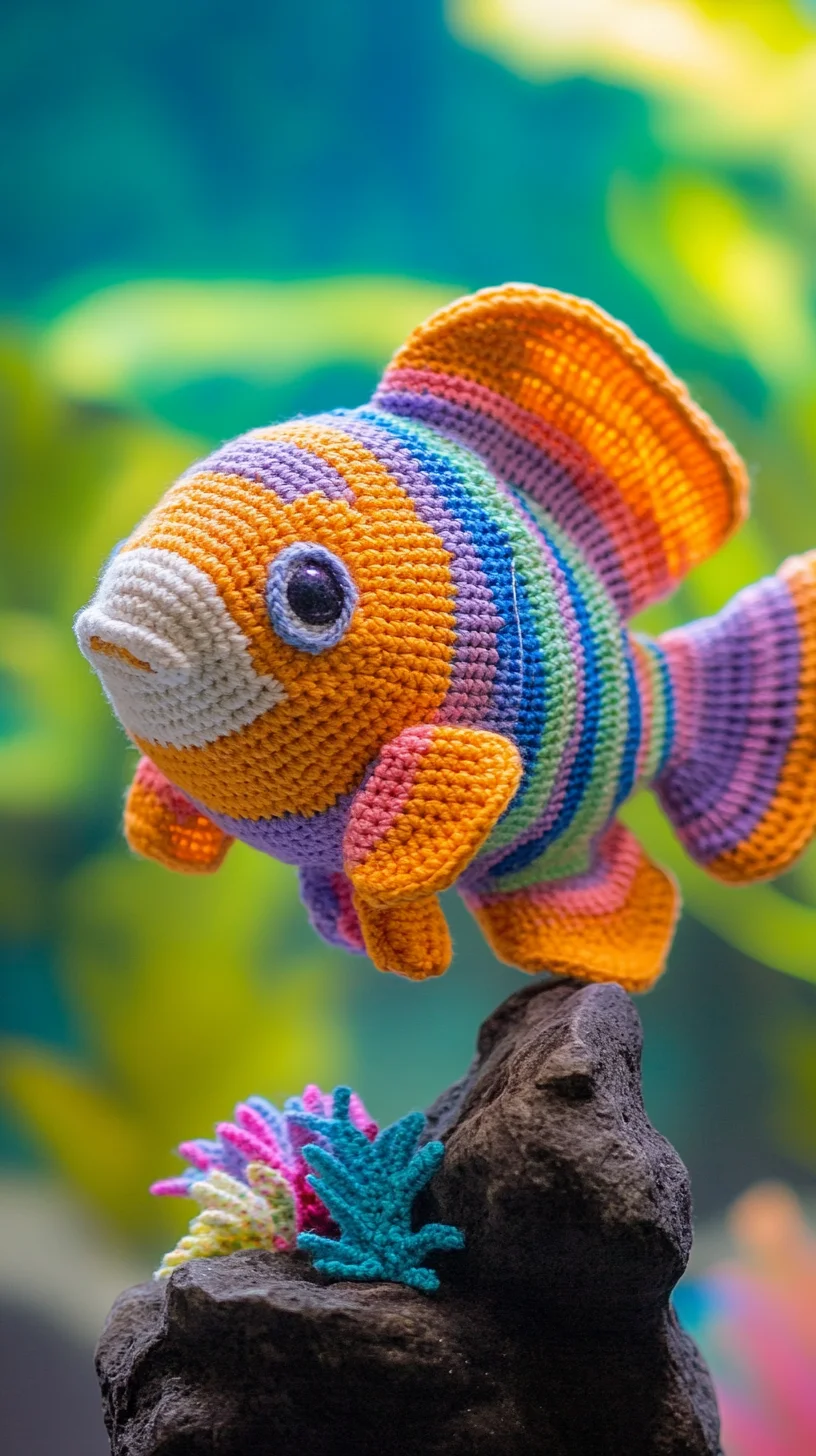 Crochet Fish Delight: A Whimsical Touch for Your Home Decor