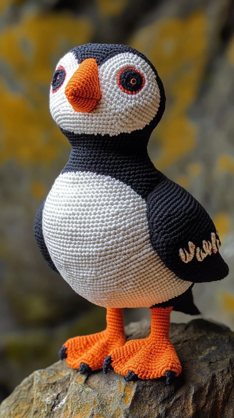 Crochet Puffin: A Whimsical Touch to Your Home Decor