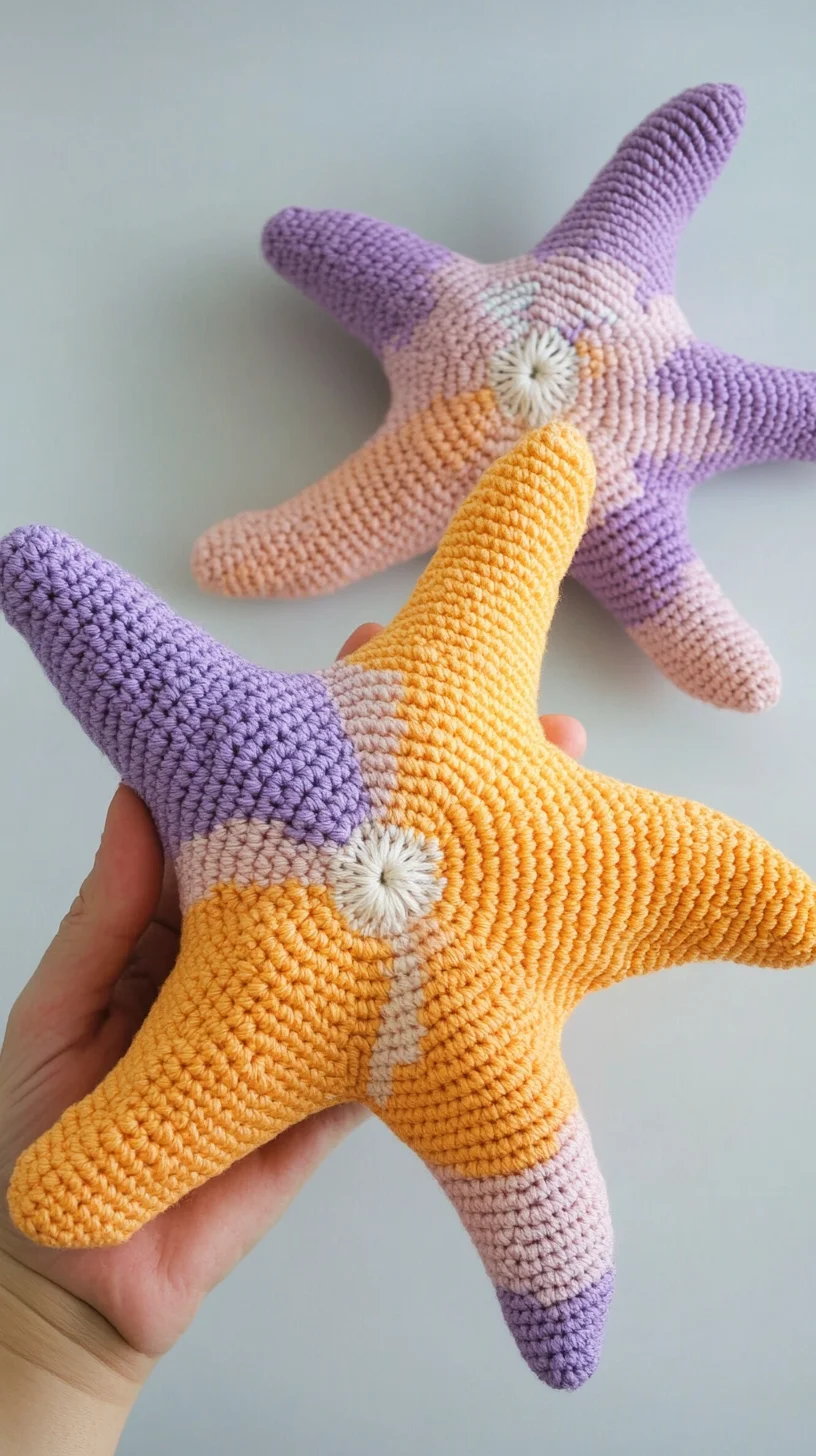 Crochet Sea Star Plushies: A Whimsical Touch for Your Home Decor