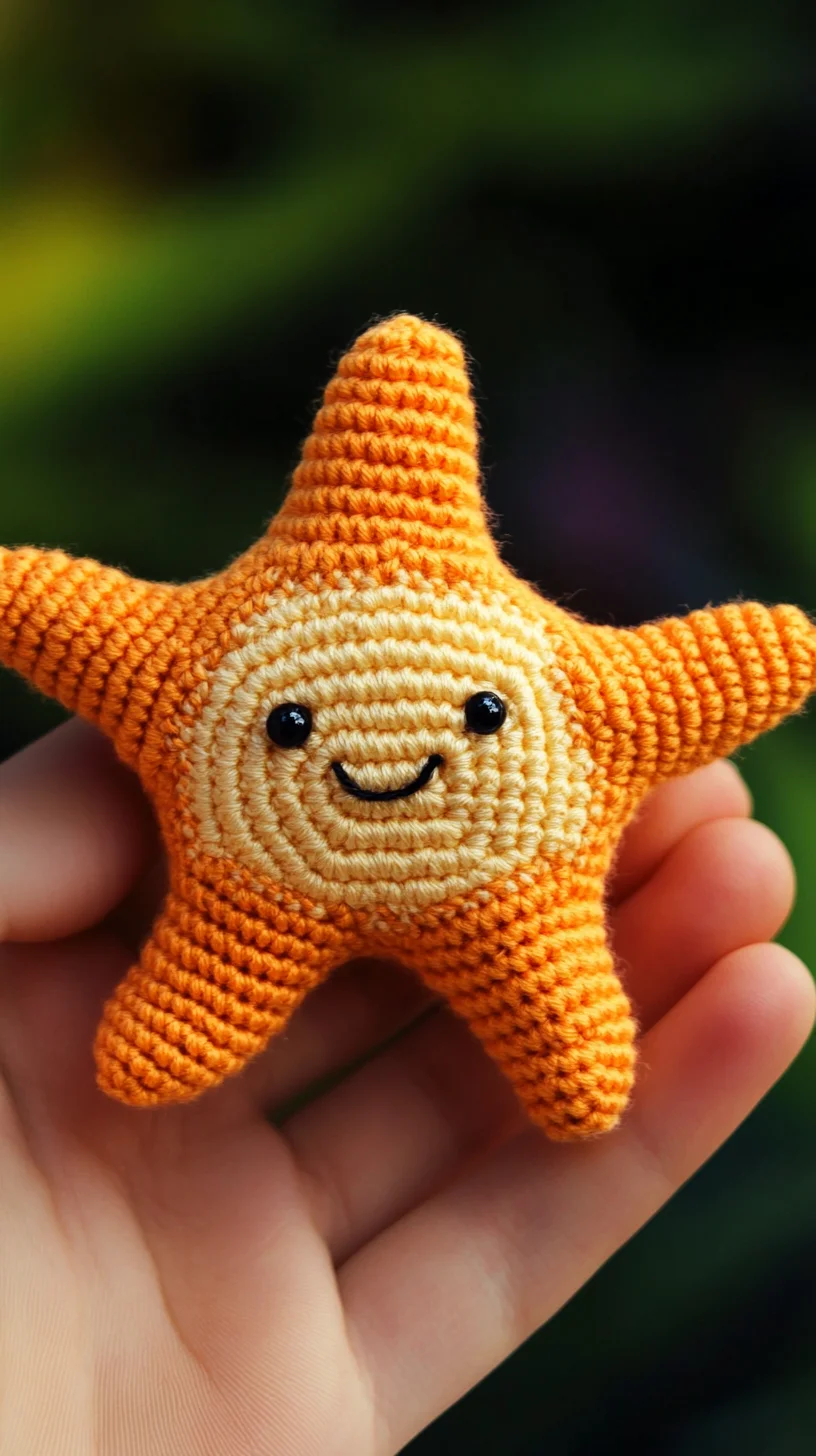 Crochet Sunshine Star: A Whimsical Touch for Your Home Decor