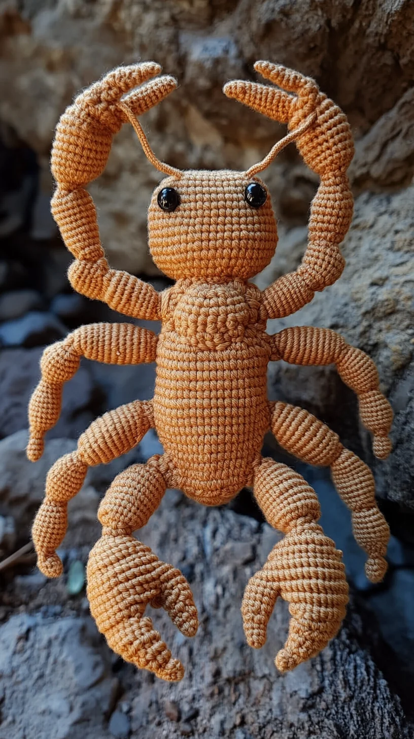 Crocheted Crustacean: A Unique Amigurumi Scorpion to Brighten Your Collection