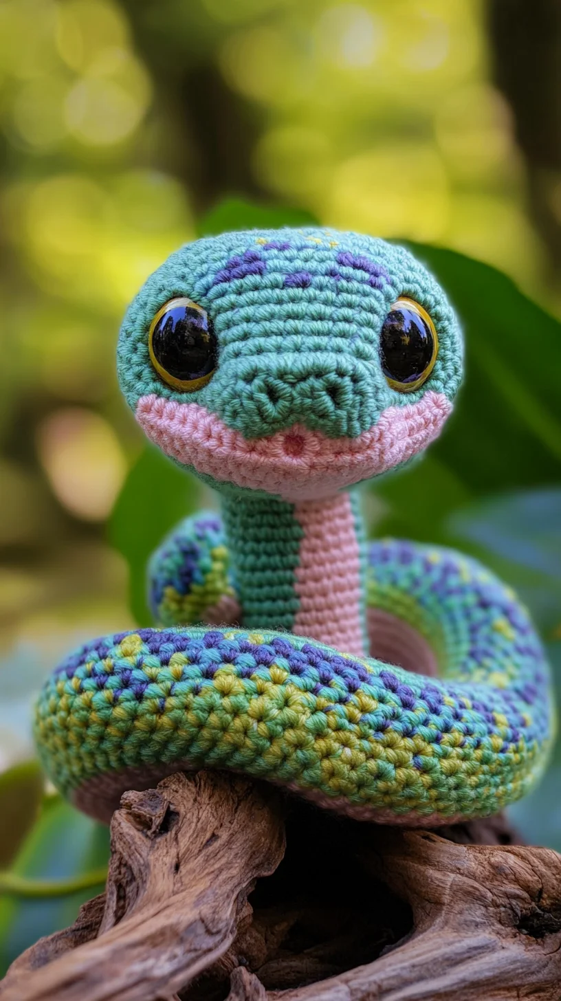 Crocheted Cuteness: Adorable Amigurumi Snakes for Every Skill Level