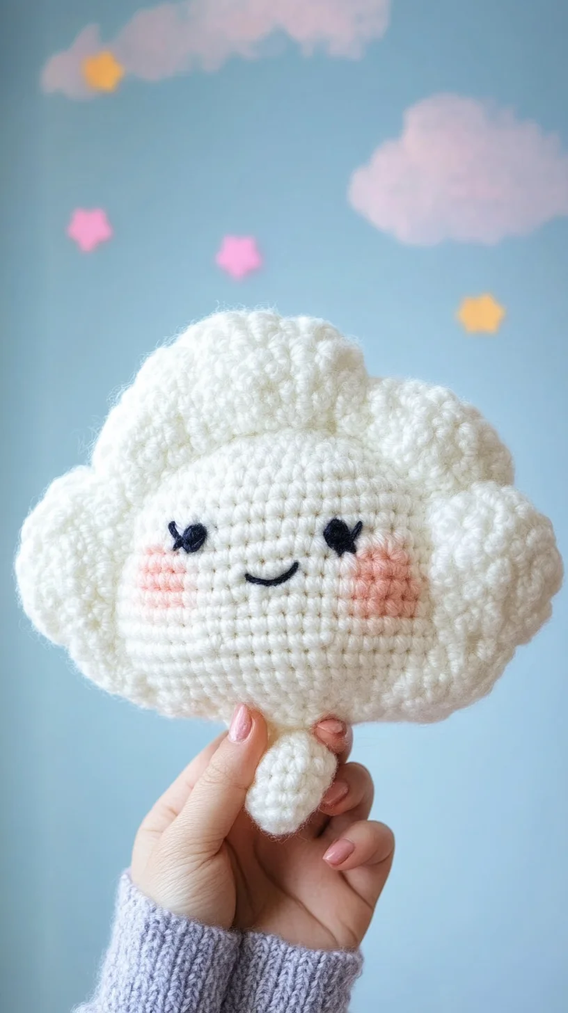 Cuddle Up to Crafty Cuties: Adorable Crochet Cloud Plushies!