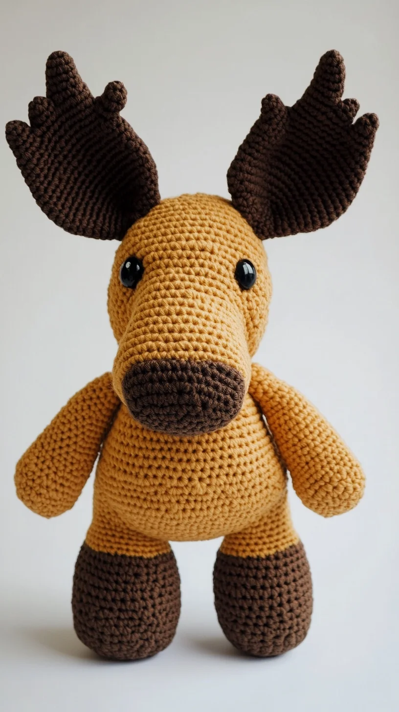 Cuddle Up with Adorable Amigurumi: Craft Your Own Cute Moose!