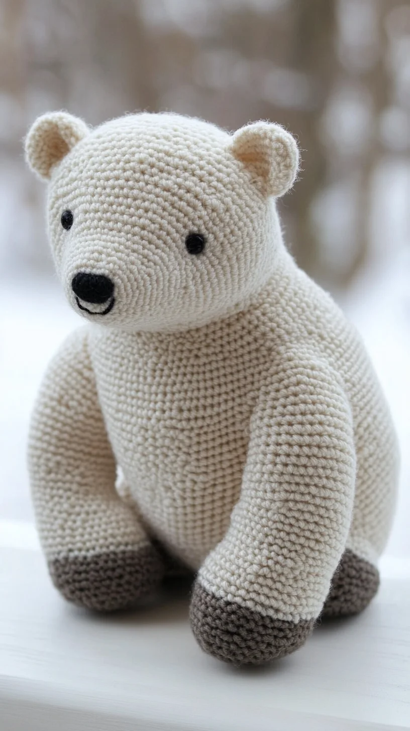 Cuddle Up with Cozy Crochet: Adorable Polar Bear Amigurumi Craft