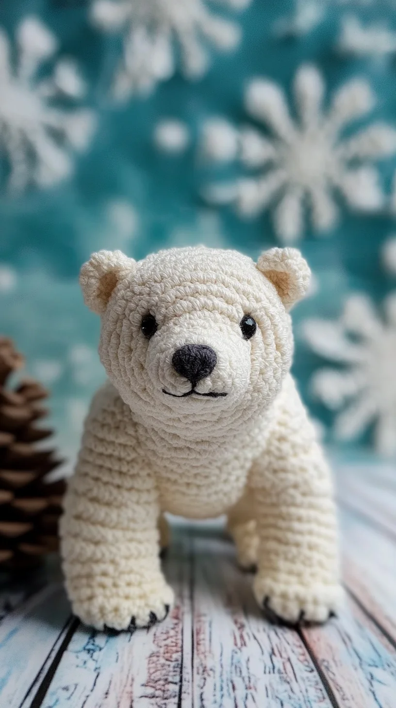 Cuddle Up with Cozy Crochet: Adorable Polar Bear Amigurumi Style