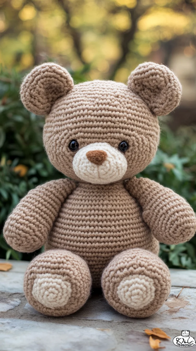 Cuddle Up with This Adorable Crochet Bear: A Perfect DIY Gift!