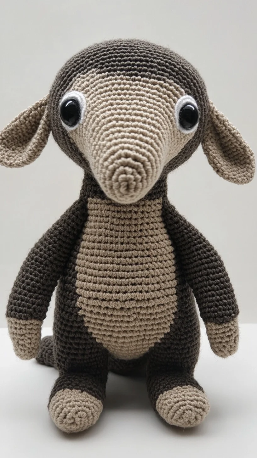 Cuddly Creativity: Adorable Amigurumi Armadillo for Cozy Homes