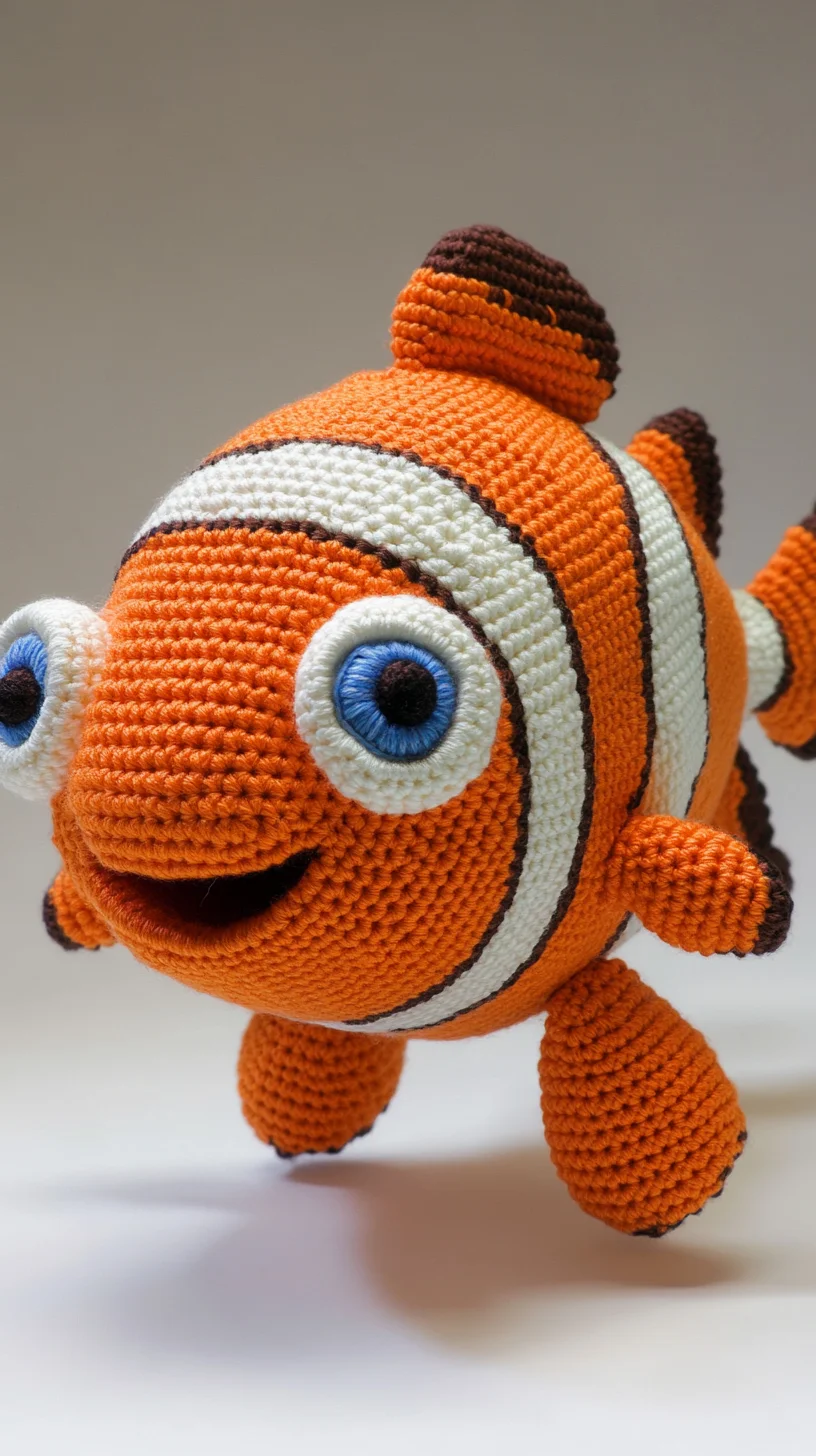 Dive into Crafty Fun: Adorable Amigurumi Clownfish for All Skill Levels