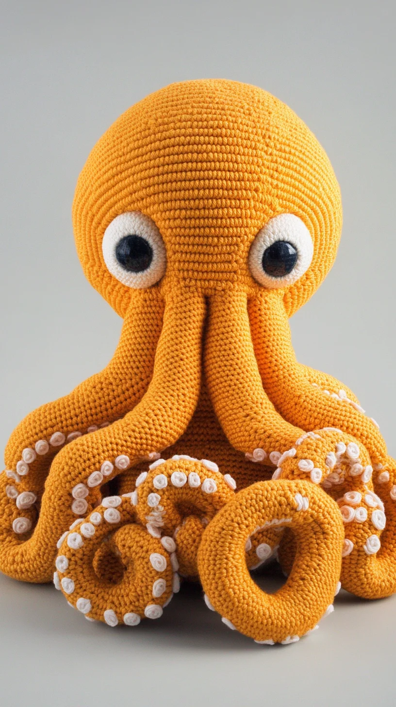 Dive into Creativity: Adorable Orange Octopus Amigurumi for Craft Lovers