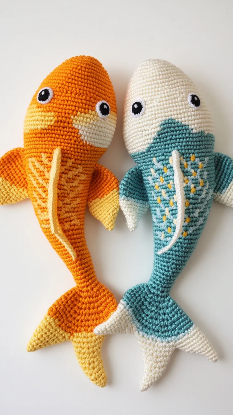 Dive into Whimsy: Adorable Knitted Fish Plushies for Every Home