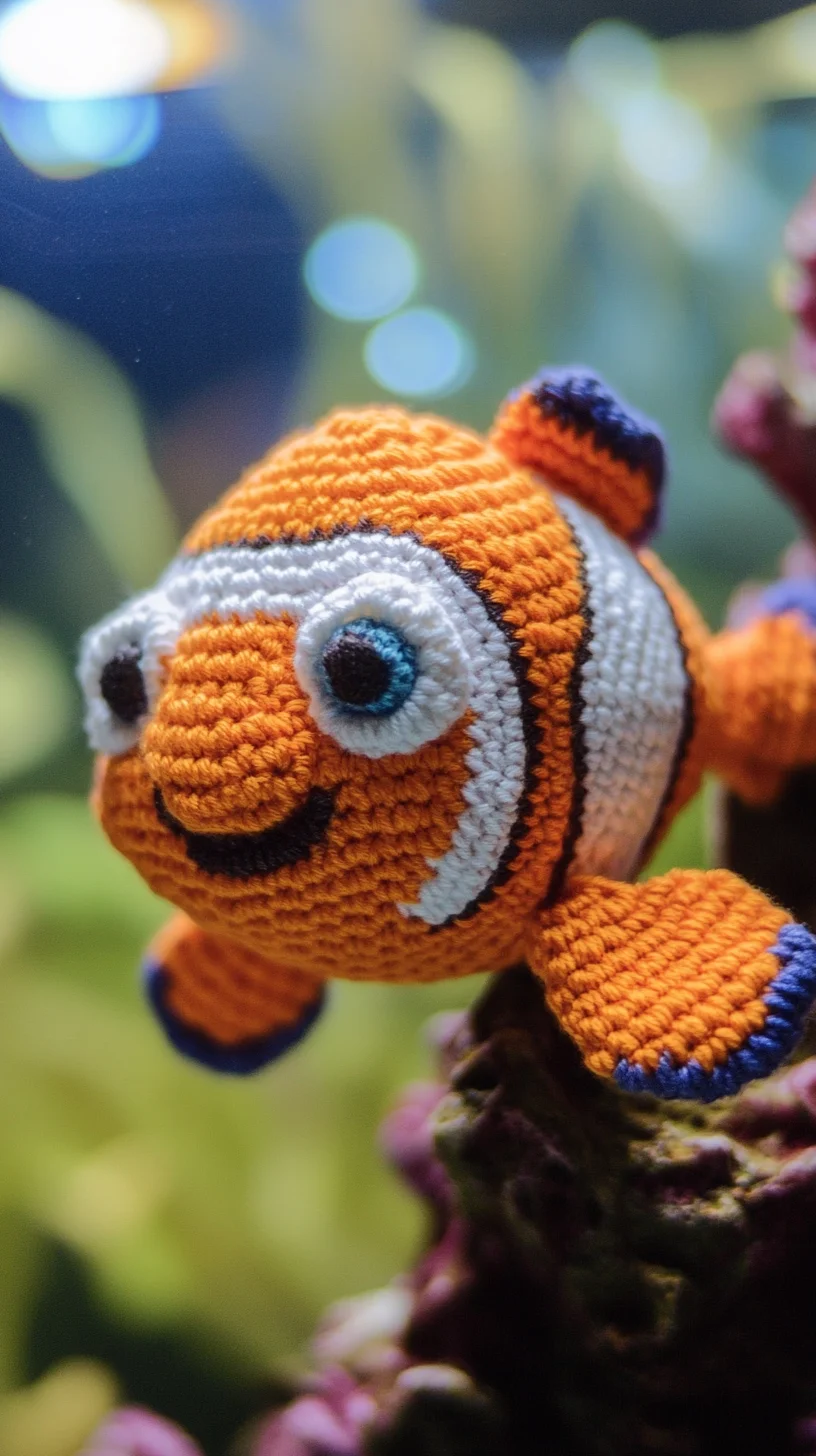 Dive Into Whimsy with This Adorable Crochet Clownfish!