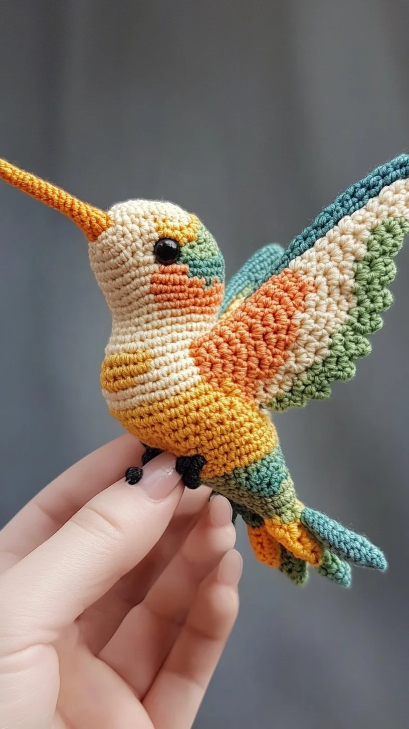 Elevate Your Decor with Stunning Crochet Hummingbird Creations