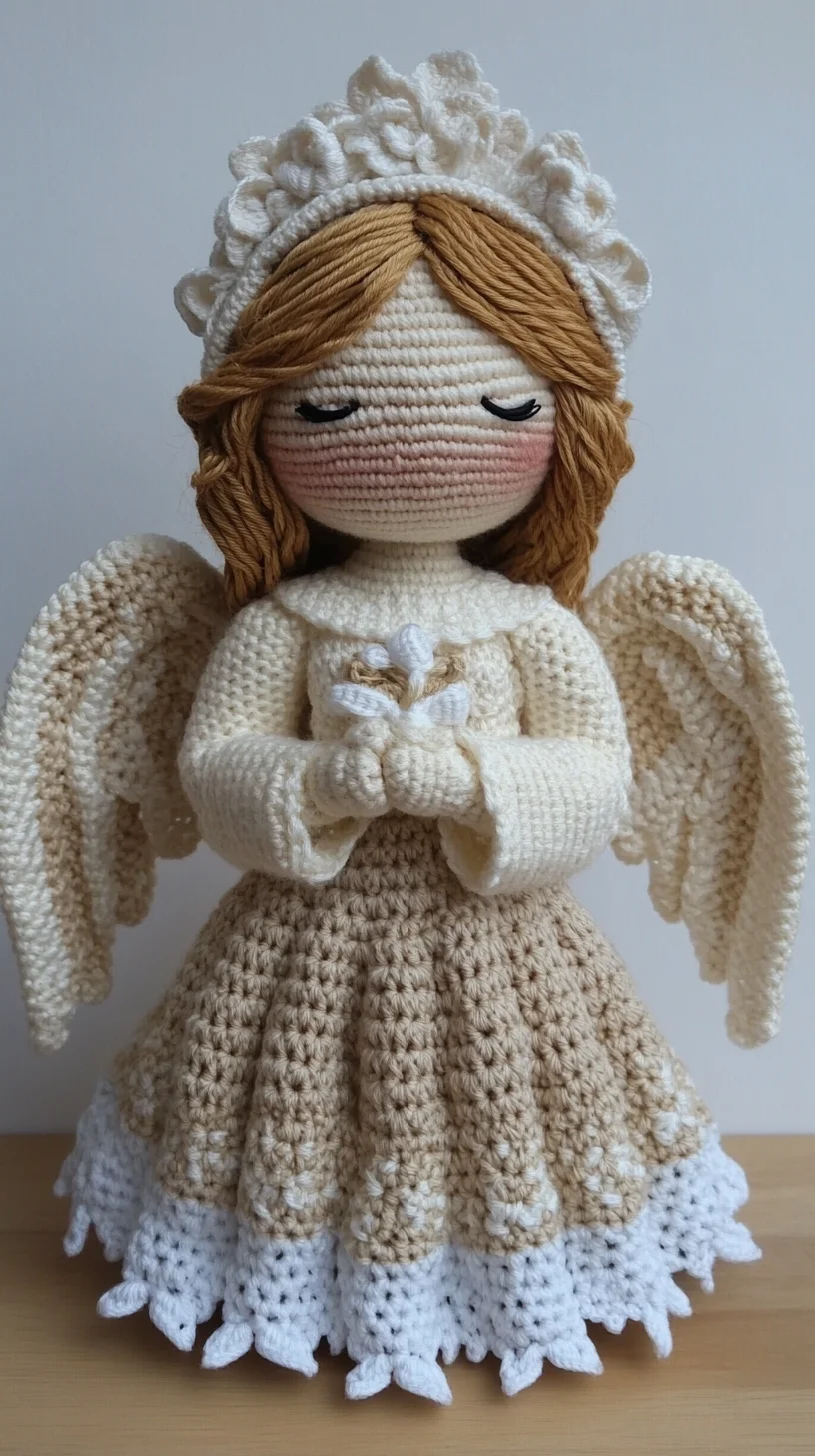 Embrace Serenity: Handmade Crochet Angel Doll for Every Decor Style
