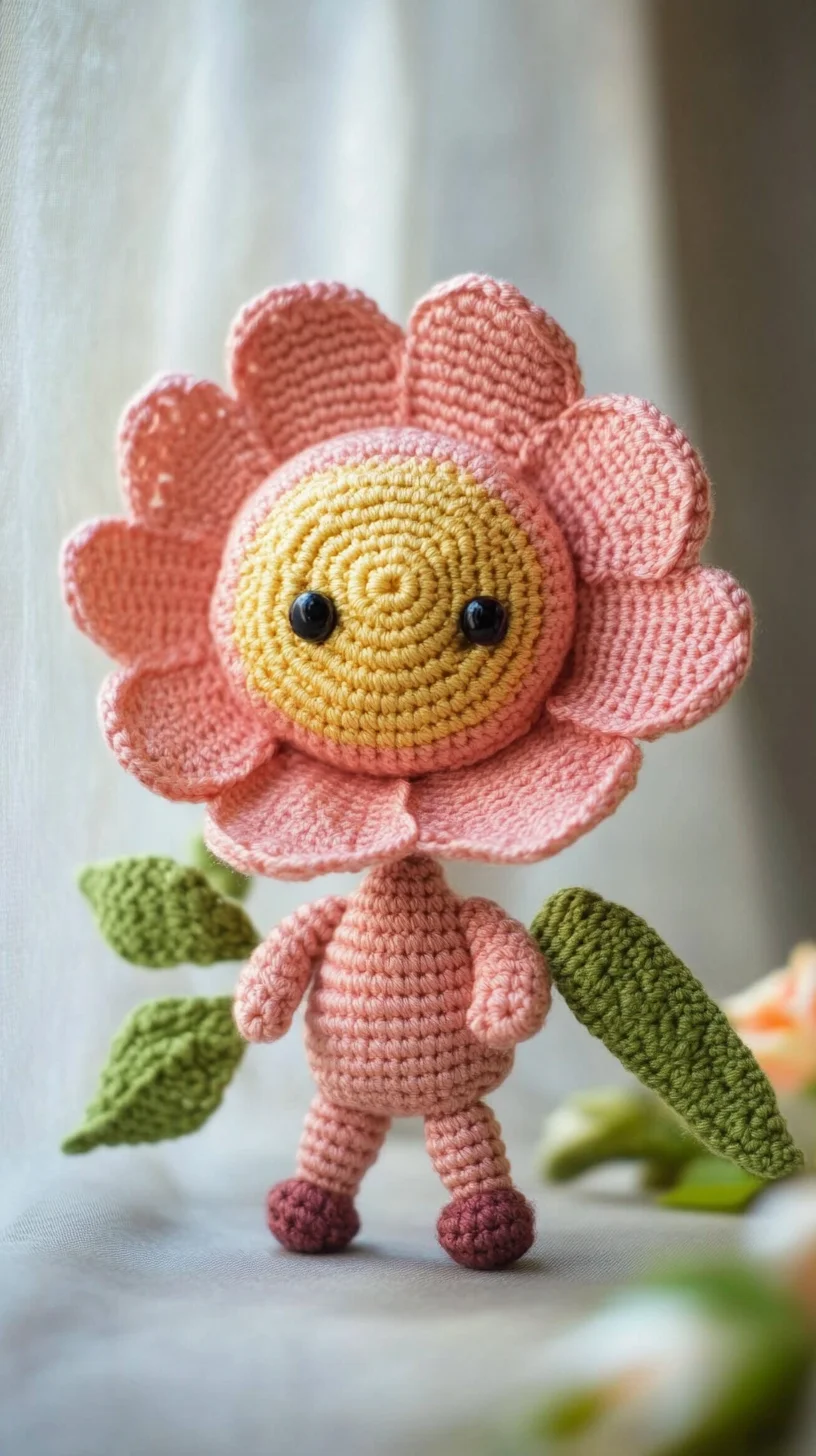 Embrace Whimsy with Adorable Amigurumi Flower Dolls